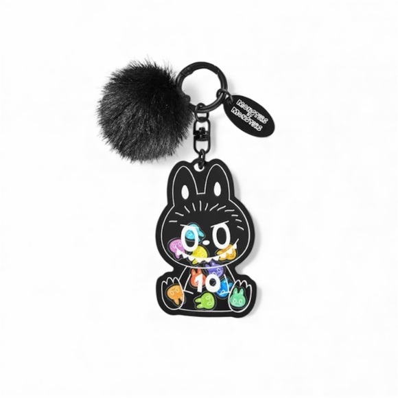 10th Anniversary Labubu Acrylic Shaker Keychain - Picture 2 of 7